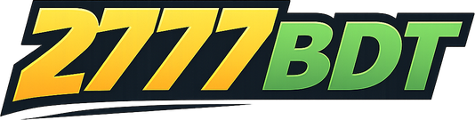 2777 bdt homepage logo in purple neon style